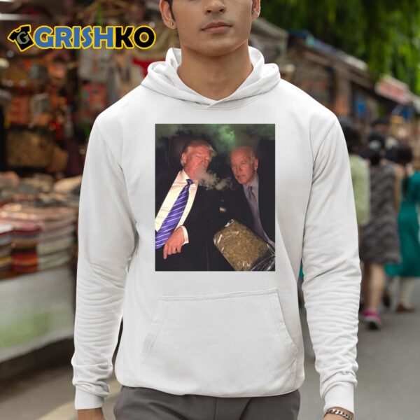 Trump and Biden Smoking Weed Shirt 3 1