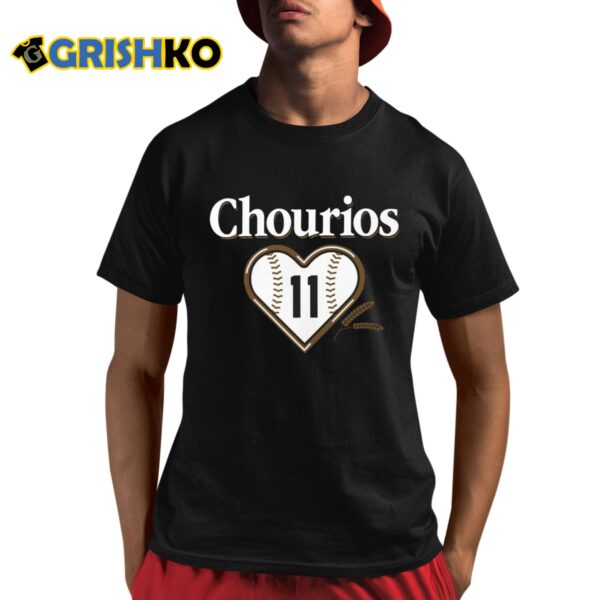 Milwaukee baseball Jackson Chourio Chourios Shirt 8 1