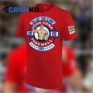 The Last Time Is Now John Cena 2025 FareWell Tour Shirt 1