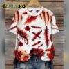 Womens Halloween Scary Wound T Shirt