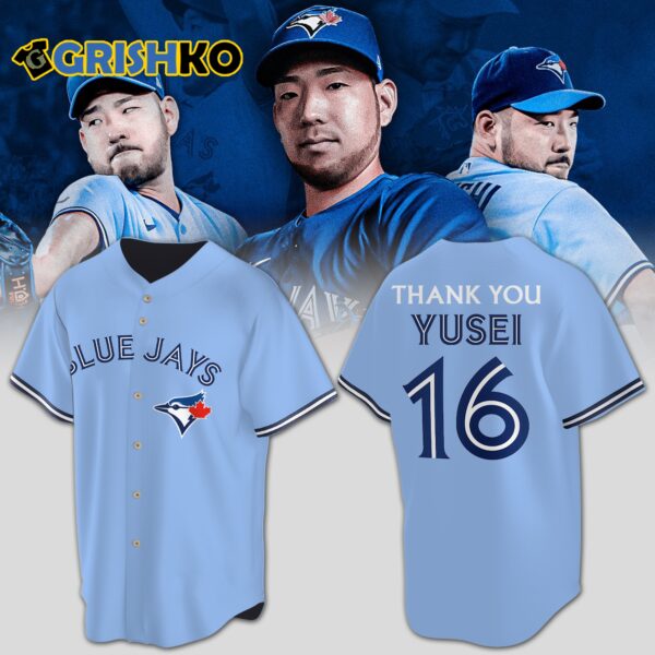 Blue Jay Thank You Yusei Baseball Jersey 2024