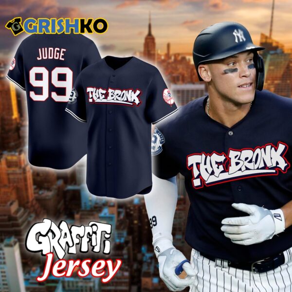 Graffiti Judge 99 The Bronx Baseball Jersey