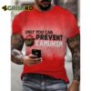 Mens Only You Can Prevent Kamunism Print T Shirt 1