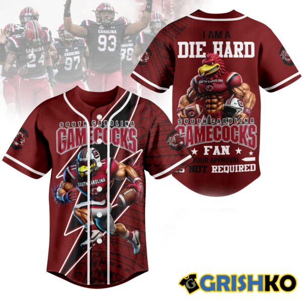 Gamecocks I Am Die Hard Fan You Approval Not Required Jersey