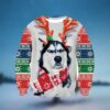 Husky Dog Ugly Christmas Sweater 4 4