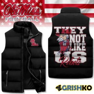 Ole Miss The Not Like Us Rebels Sleeveless Jacket