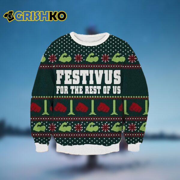 Seinfeld Ugly Christmas Sweater 4 4