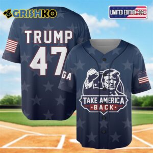 Trump 47 Take America Back Baseball Jersey