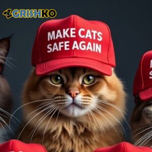 Trump Make Cat Safe Again Hat