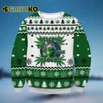 Welcome To The Clouds Grnch Weed Ugly Sweater