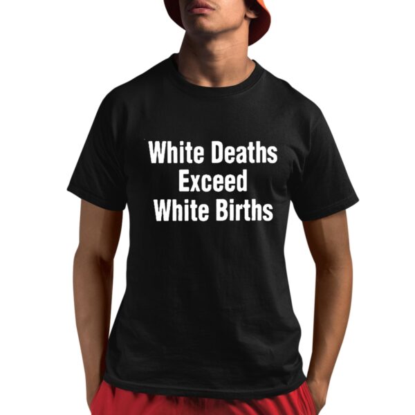 White Deaths Exceed White Births shirt 8 1