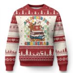 All Booked For Christmas Ugly Sweater