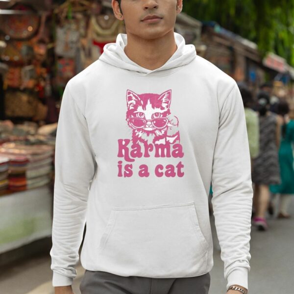 Angela Kinse Karma Is a Cat Shirt 3 1