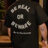 Caleb Plant BeReal Or Beware Shirt