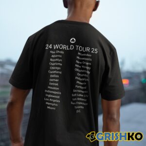 Celtics Joe Mazzulla 2024 2025 World Tour Shirt 1