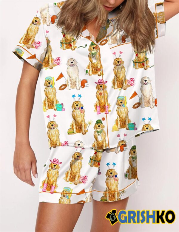 Golden Retriever Role Play Pajama Set