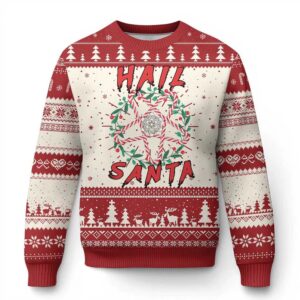 Hail Santa Ugly Christmas Sweater