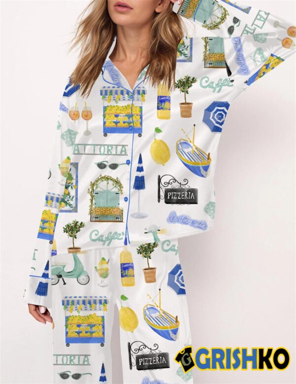 Italy Vacation Pajama Set 2