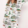 Lampoons Christmas Satin Pajama Set 1