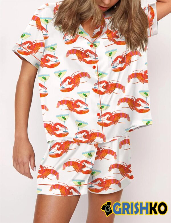 Lobster Martini Pajama Set