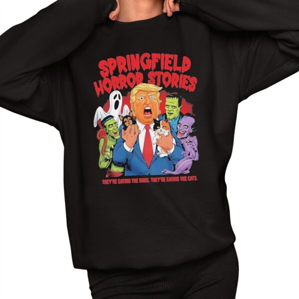 Madison Square Garden Trump Springfield Horror Stories Halloween Theyre Eating The Pets Shirt 11 1