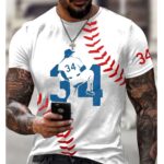 Men's Fernando Valenzuela Forever Printed Crew Neck Short Sleeve T-Shirt