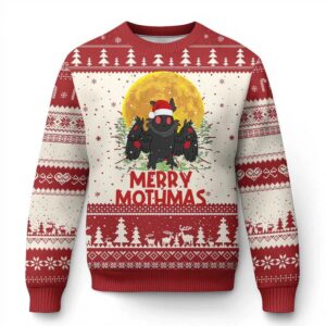 Merry Mothmas Ugly Christmas Sweater