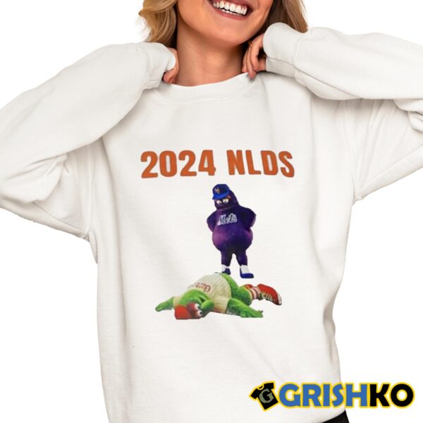 Mets Grimace Knock Out 2024 NLCS Shirt 6 1