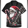 Music Mens Santa Claus Casual Shirt 1