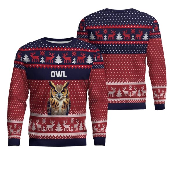 Owl Ugly Christmas Sweater