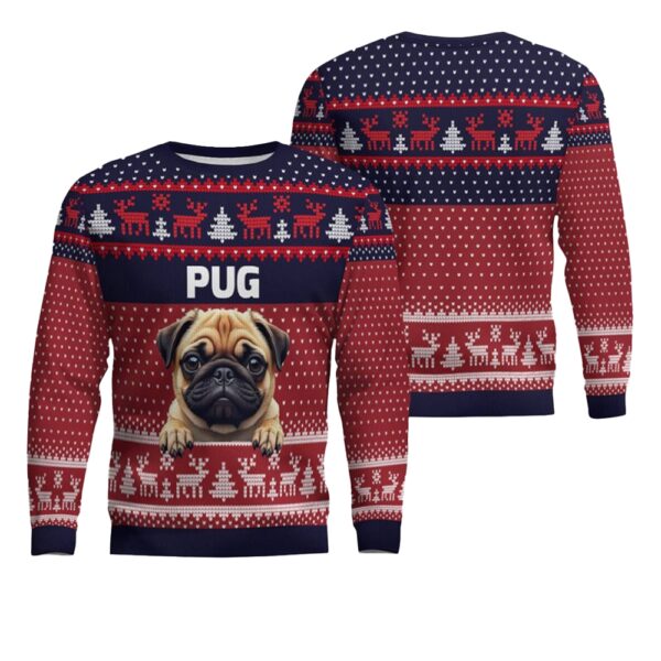 Pug Ugly Christmas Sweater