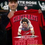 Reds The Hit king Pete Rose 1941-2024 Thank you For The memories shirt