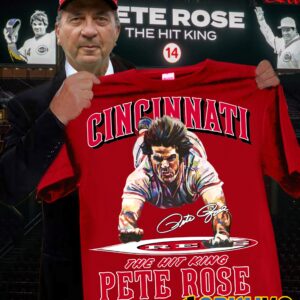 Reds The Hit king Pete Rose 1941 2024 Thank you For The memories shirt