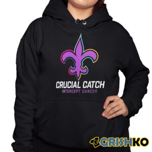 Saints Crucial Catch InterCept Cancer Hoodie Shirt 10 1