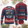 Santa Motorcycle Oh What Fun The Hos Ugly Christmas Sweater