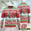 Santa Playing Golf For Unisex Ugly Christmas Sweater