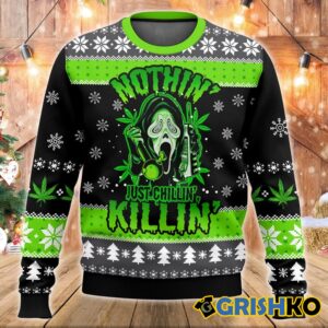 Scream Just Chilling Ugly Sweater