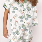 Seashell Martini And Matchbox Pajama Set