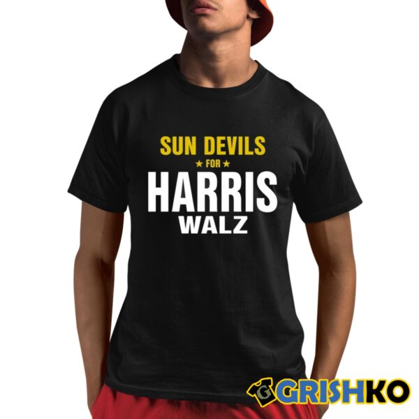 Sun Devils For Harris Walz Shirt 8 1