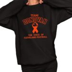 Team Donovan The Voice Of Cleveland Football Shirt