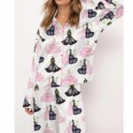 Wicked Print Satin Pajama Set