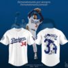 fernando valenzuela 1960 2024 Baseball Jersey