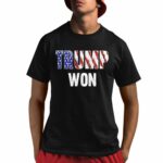 Trump Won 287 President Shirt 2024