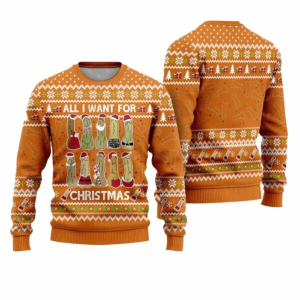 All I Want For Christmas Is You Funny Ugly Christmas Sweater 1 1