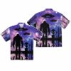 Bigfoot Alien Chest Pocket Short Sleeve Hawaiian Shirt 3