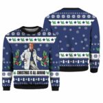 Billy Mack Christmas Is All Around Love Actually Ugly Sweater