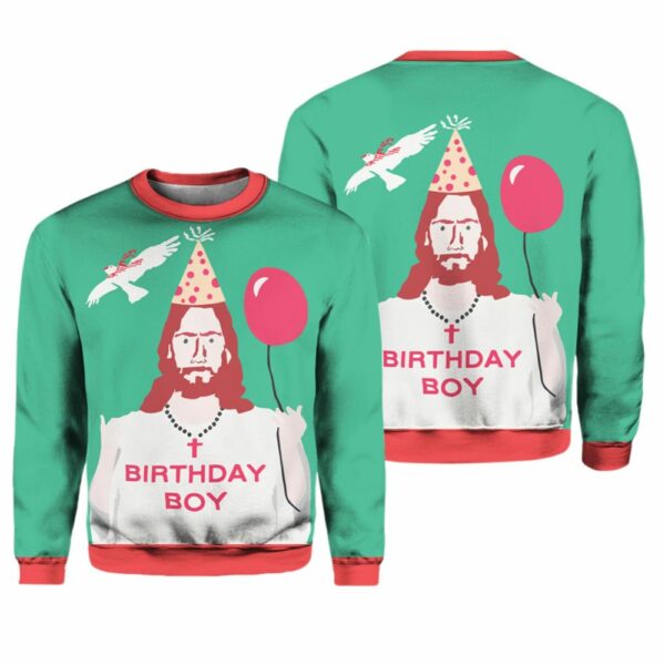 Birthday Boy Christmas Sweater 1 1