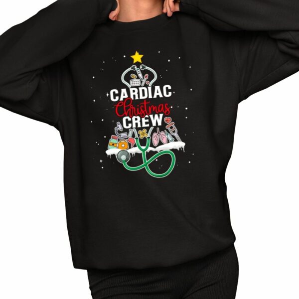 Cardiac Christmas Crew Nurse Shirt 2 1