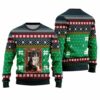 Cat Christmas Snow Window Ugly Christmas Sweater 1 1