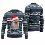 Cat I'm the Reason Santa Has a Naughty List Ugly Christmas Sweater